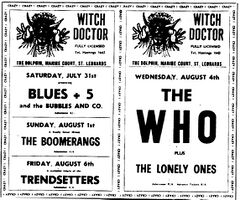 1965 Flyer for the Witch Doctor